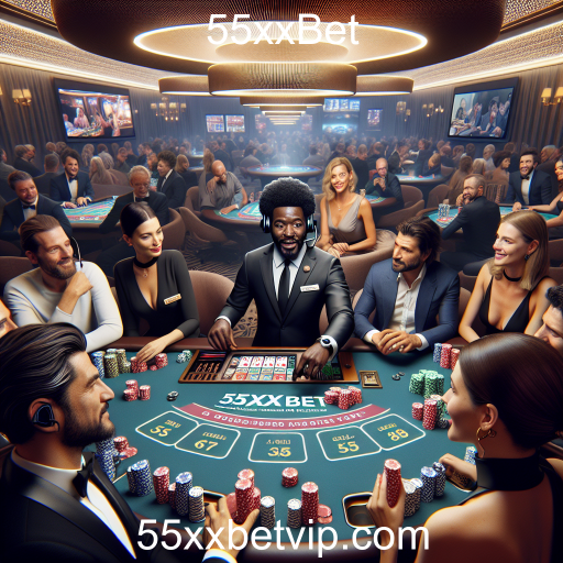 Experiência Imersiva com Jogos Ao Vivo na 55xxBet